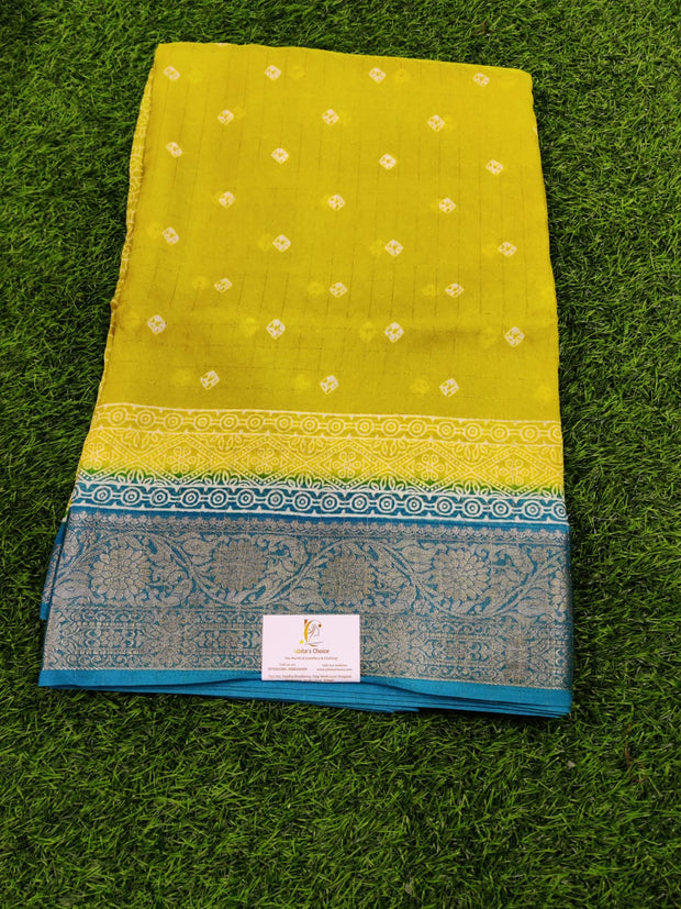 Yellow Dola Georgette 10JUL14