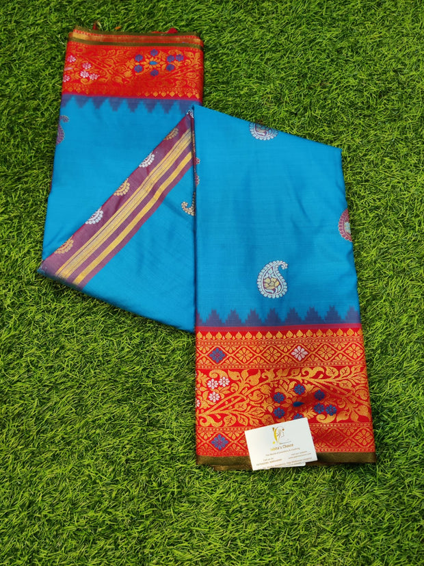 Blue Kanchi Pattu 11JUL6