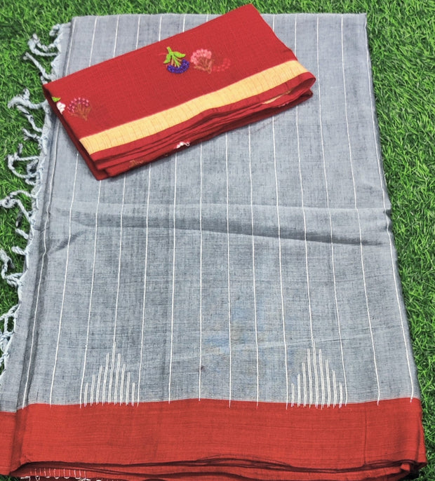 Grey Linen Handloom 15JUL6E