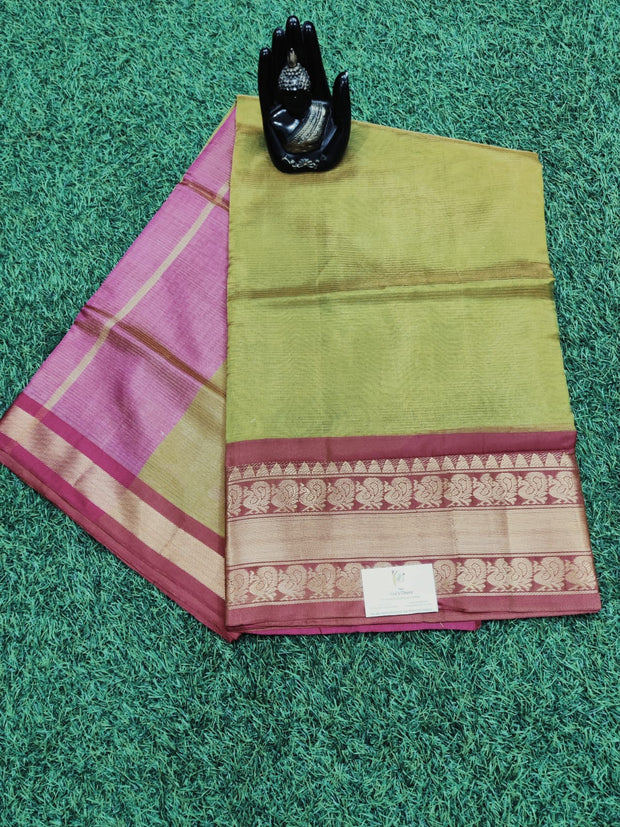 Mehandi Green Tissue Pattu 17JUL12