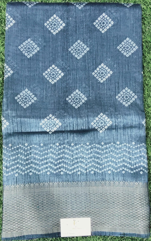 Blue Jute Silk 19JUL4E