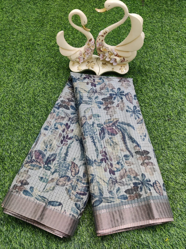 Green Tussar Silk  20JUL7