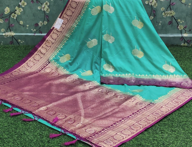 Lux Green Katan Banarasi 20JUL12E