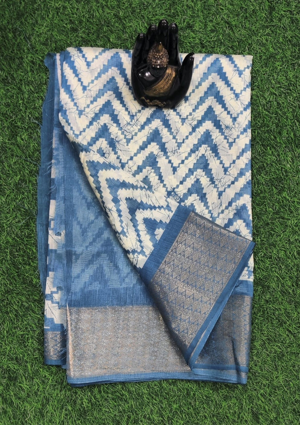 Blue Jute Voile 22JUL5E