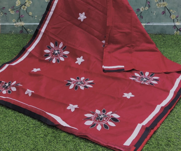 Red Cotton Silk 24JUL5