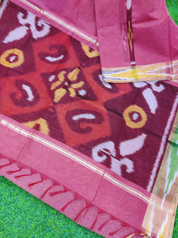 Red Pure Handloom 25JUL17E