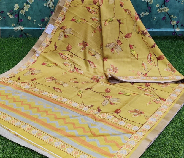 Yellow Tussar Silk 26JUL17