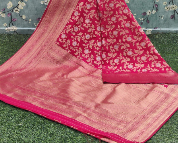 Red Georgette Banarasi 27JUL1