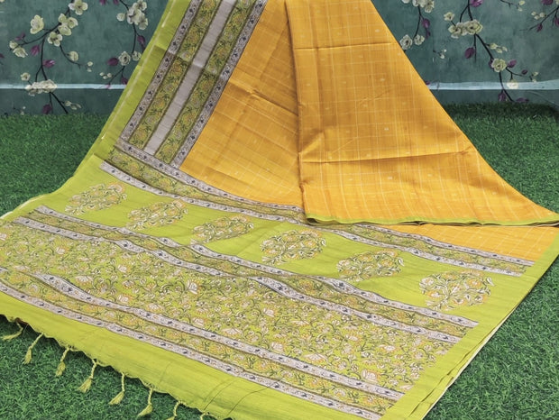Yellow Khadi Silk 27JUL18