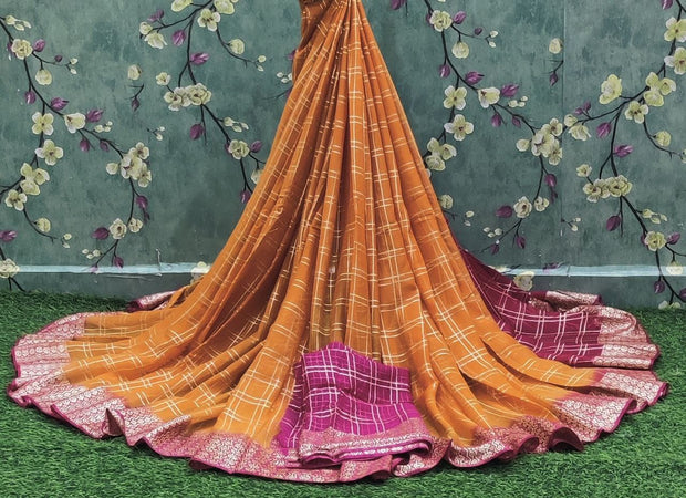 Orange Georgette 29JUl6E