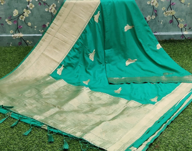 Green Katan Banarasi 3AUG11E