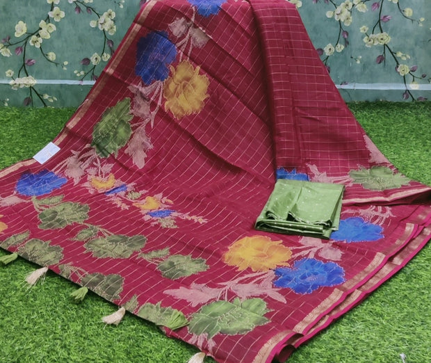 Red Russian Georgette 4AUG13