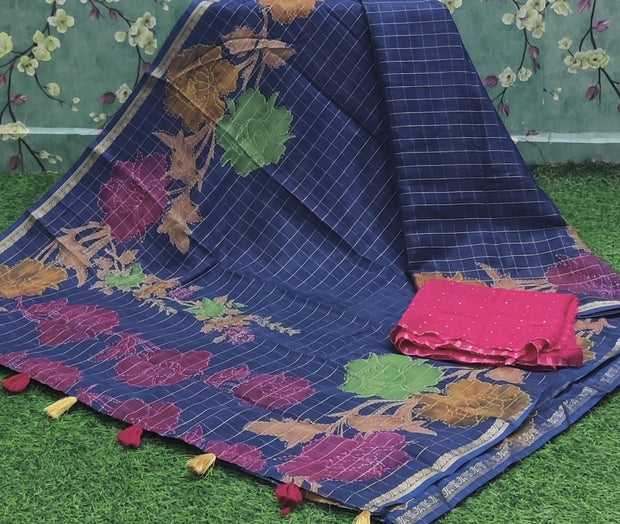 Blue Russian Georgette 4AUG11