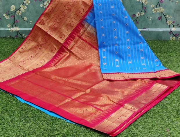 Blue Gadwal Pattu 7AUG8