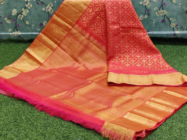 Light Orange Kanchi Pattu 10AUG1