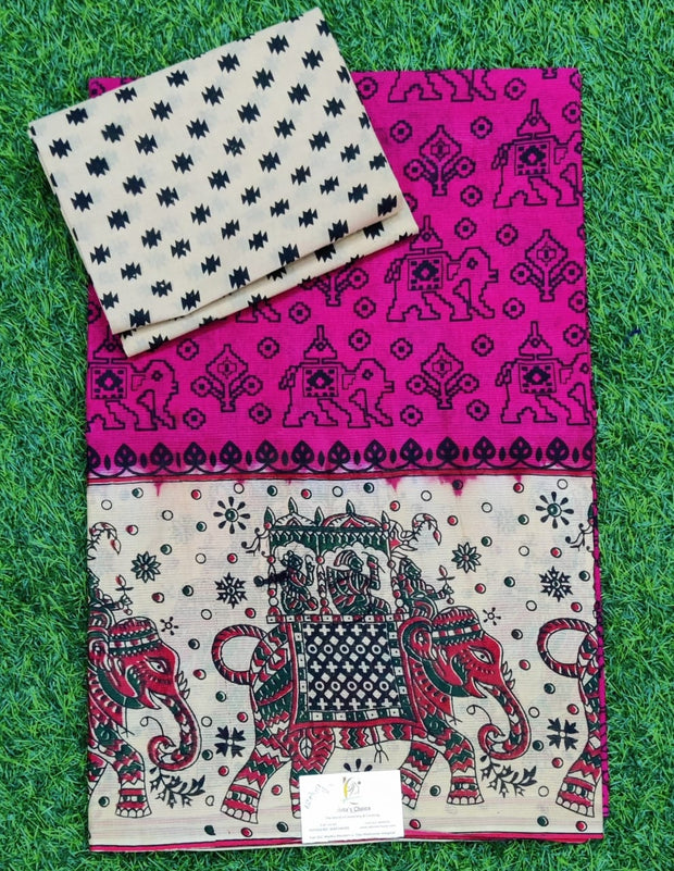 Tomato Pink Patalo Cotton 12AUG11E