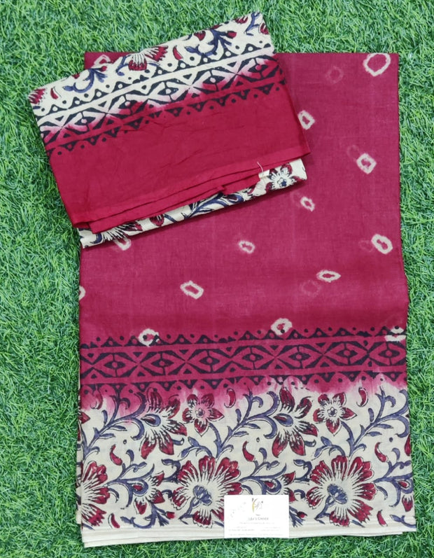 Red Pallavi Cotton 12AUG7E