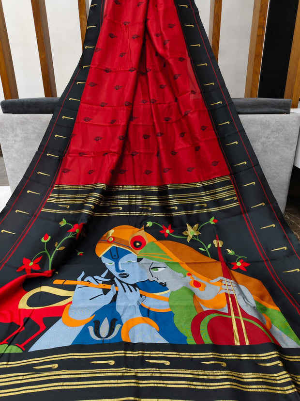 Red Bagalpur Paithani 13AUG3