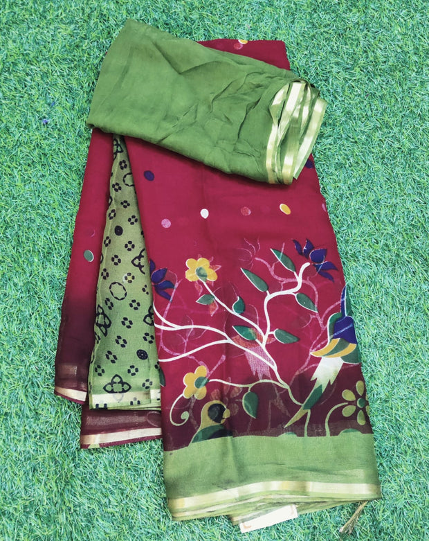 Red Georgette 16AUG5E