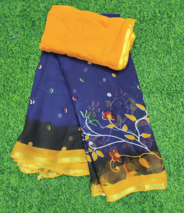 Blue Georgette 16AUG8E