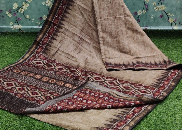 Beige Maheshwari Silk 18H417