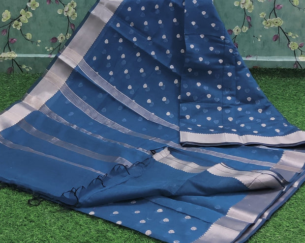 Blue Chanderi Silk 22H47