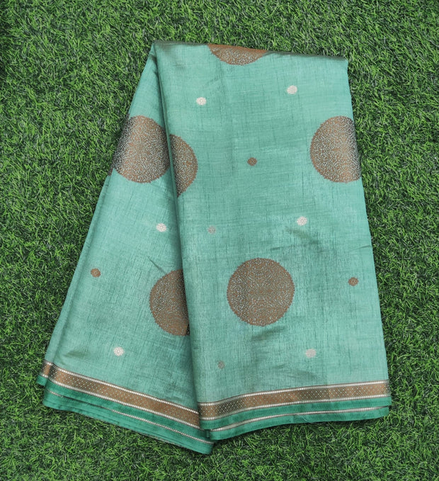 Lux Green Khadi Silk 22H47E