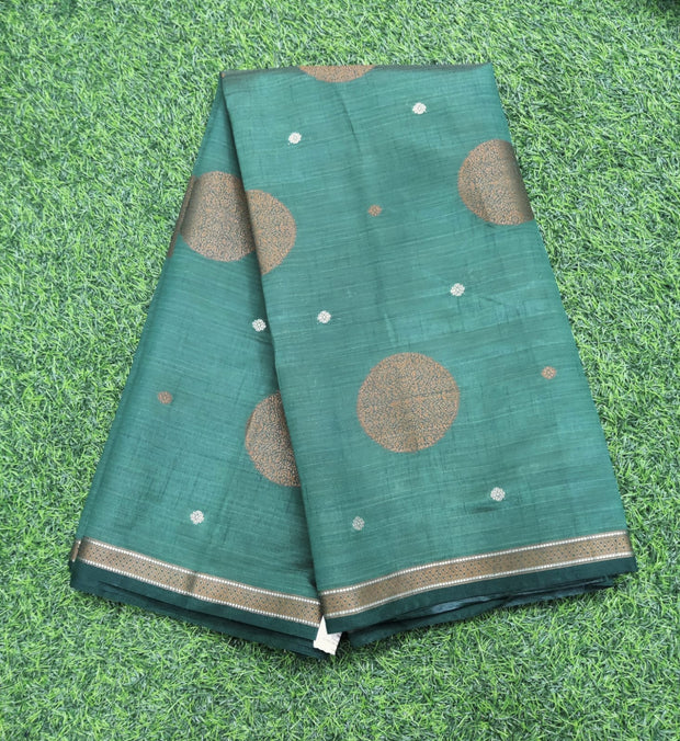 Green Khadi Silk 22H46E