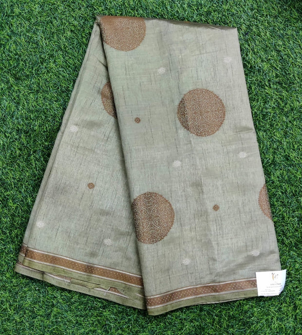Pista Green Khadi Silk 22H411E