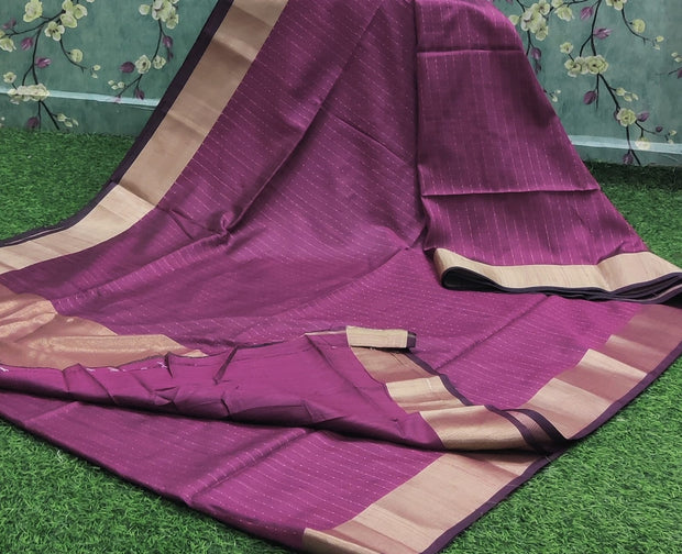 Kempu Khadi Pattu 19 H5-11