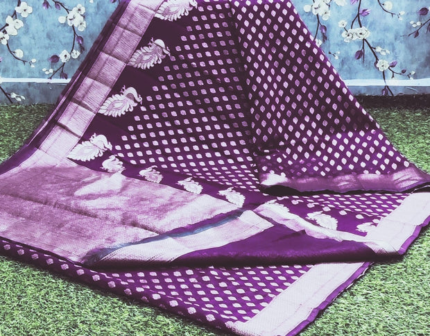 Purple Chanderi 25H41-8