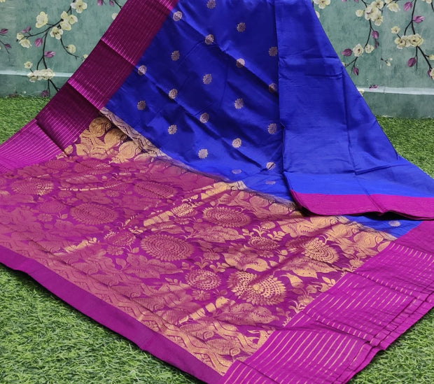 Blue Gadwal Pattu 27H41-13
