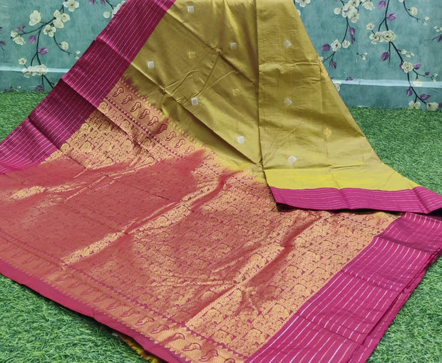 Yellow Gadwal Pattu 27H41-4