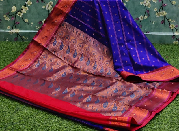 Blue Varnika Pattu 30H4-8