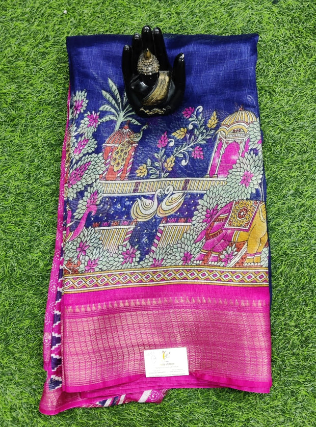 Robin Blue Muslin Silk 31H4-11E