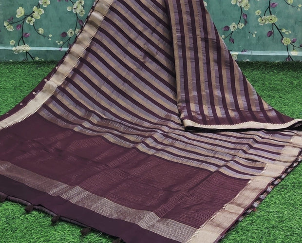 Brown Kadhi Georgette 4 I4-3