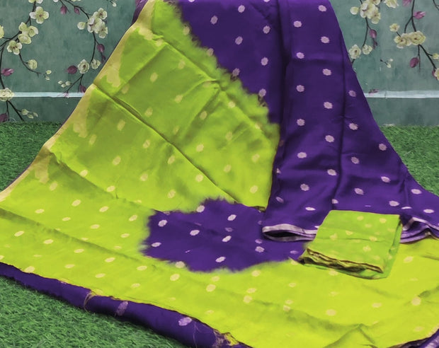 Purple Kadhi Georgette 7 I4-13