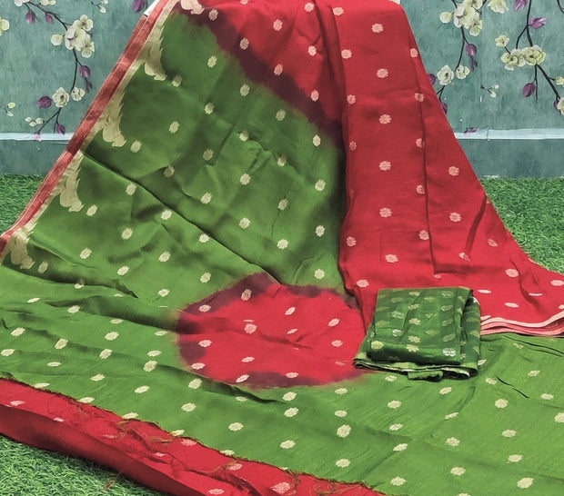 Red Kadhi Georgette 7 I4-14