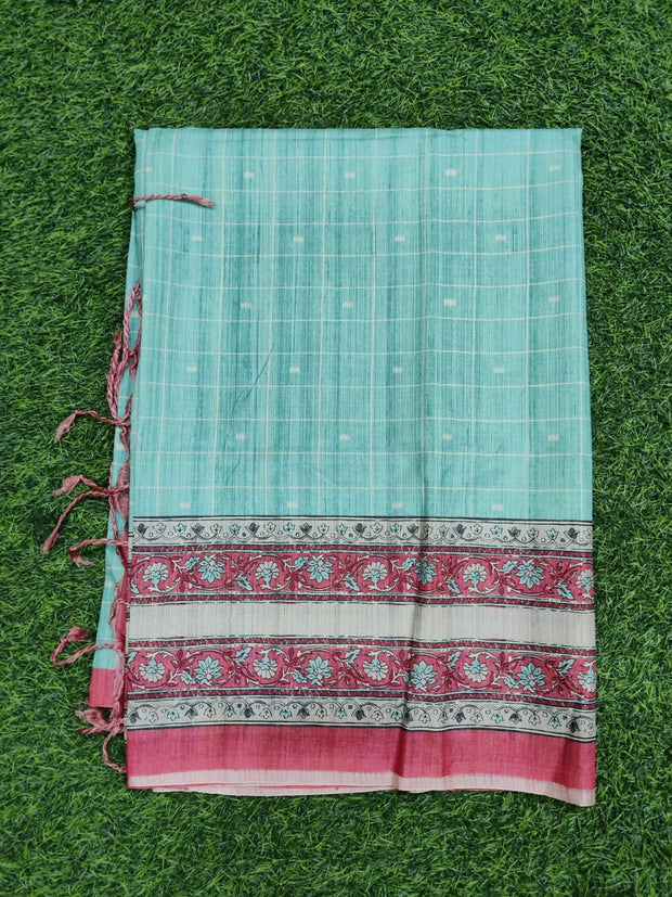 Lux Green Khadli Silk 8 I4-9E