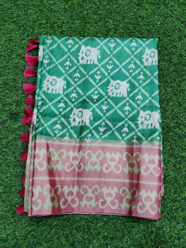 Green Patola Pattu 8 I4-5E