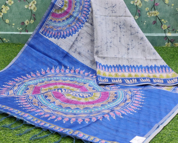 Robin Blue Khadi Silk 9 I4-12