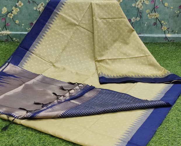 Green Khadi Jute Silk 10 I4-4