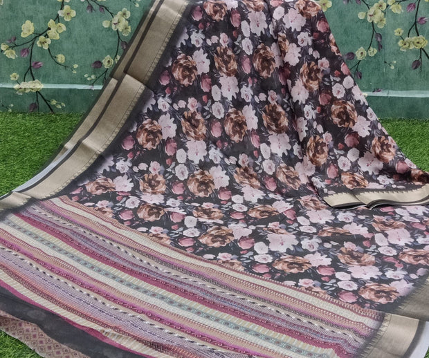 Grey Floral Bela 12 I4-13