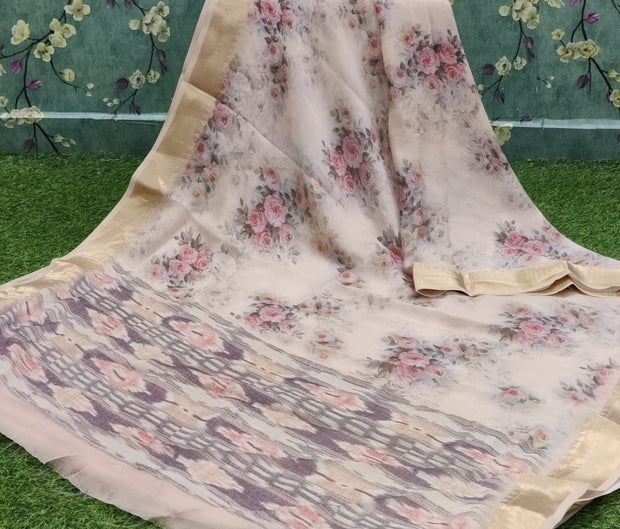 Light Cream Floral Bela 12 I4-11