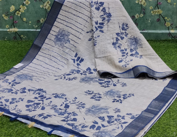 Blue Leaf Tussar Silk 13 I4-14