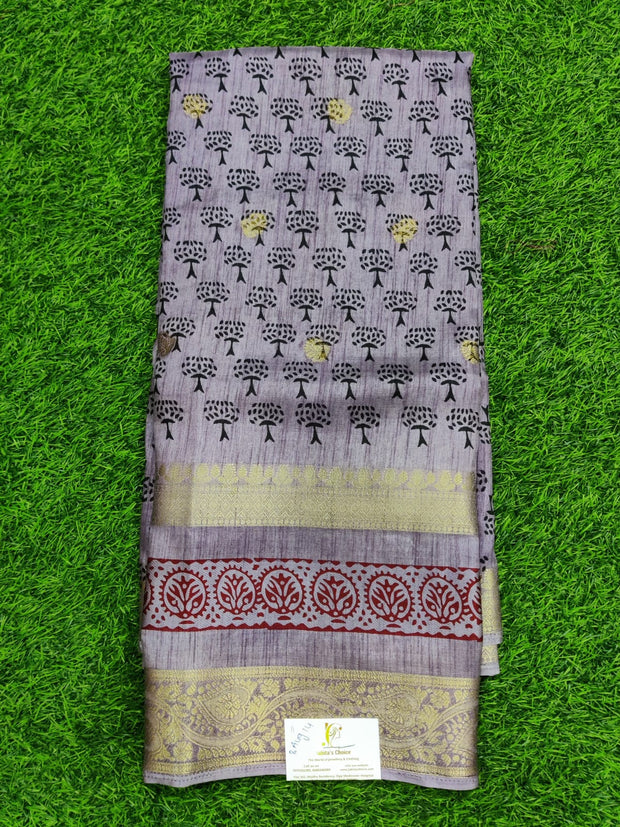 Lavender Matka Tussar 13 I4-7E