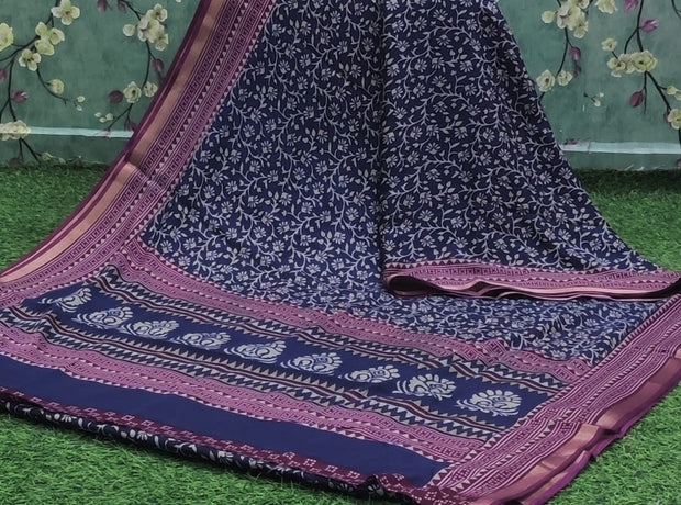 Blue Chinon Silk 25 I4-13