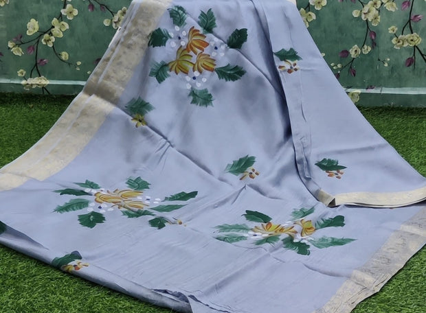 Grey Kadhi Georgette 26 I4-5