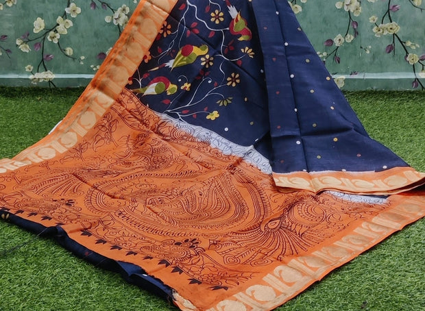 Blue Kadhi Georgette 26 I4-9