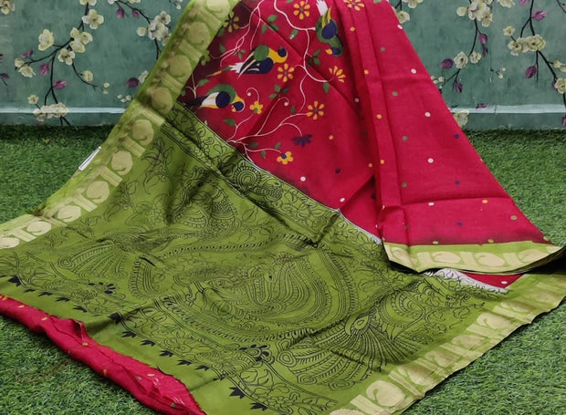 Red Kadhi Georgette 26 I4-7